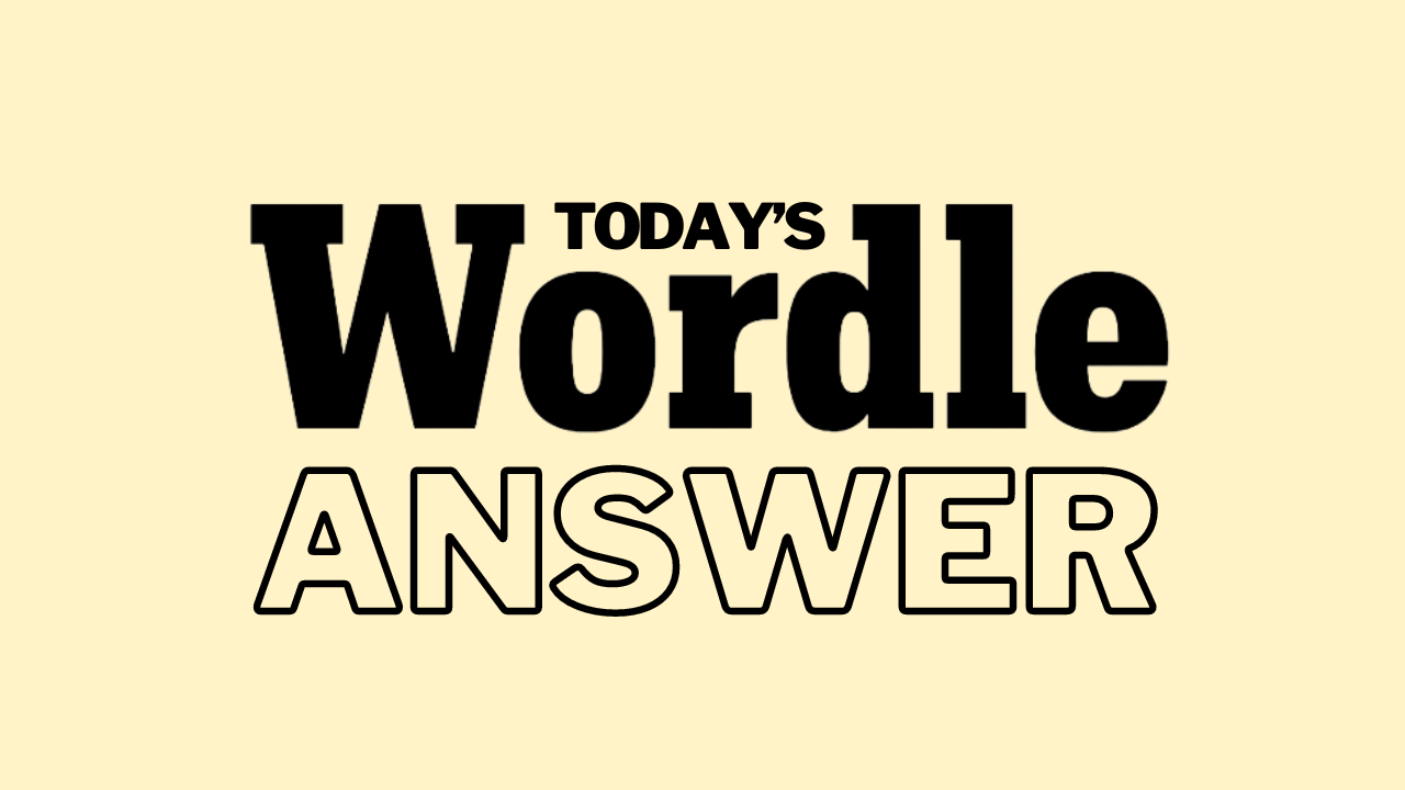 wordle answer today