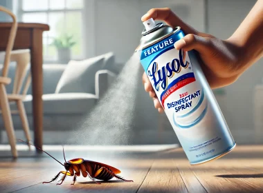 can lysol kill a roach