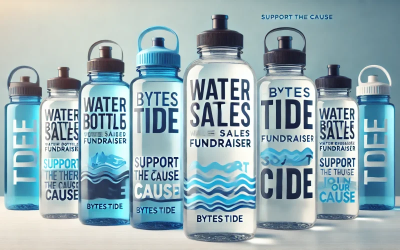 water bottle sales fundraiser